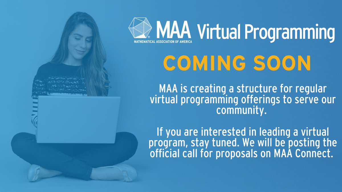 maanow's tweet image. In the post-#pandemic world, interest in digital alternatives to traditional #professionaldevelopment outlets will continue to grow. That’s why the MAA is creating a structure for regular #virtualprogramming offerings to serve our community. Stay tuned! 👀