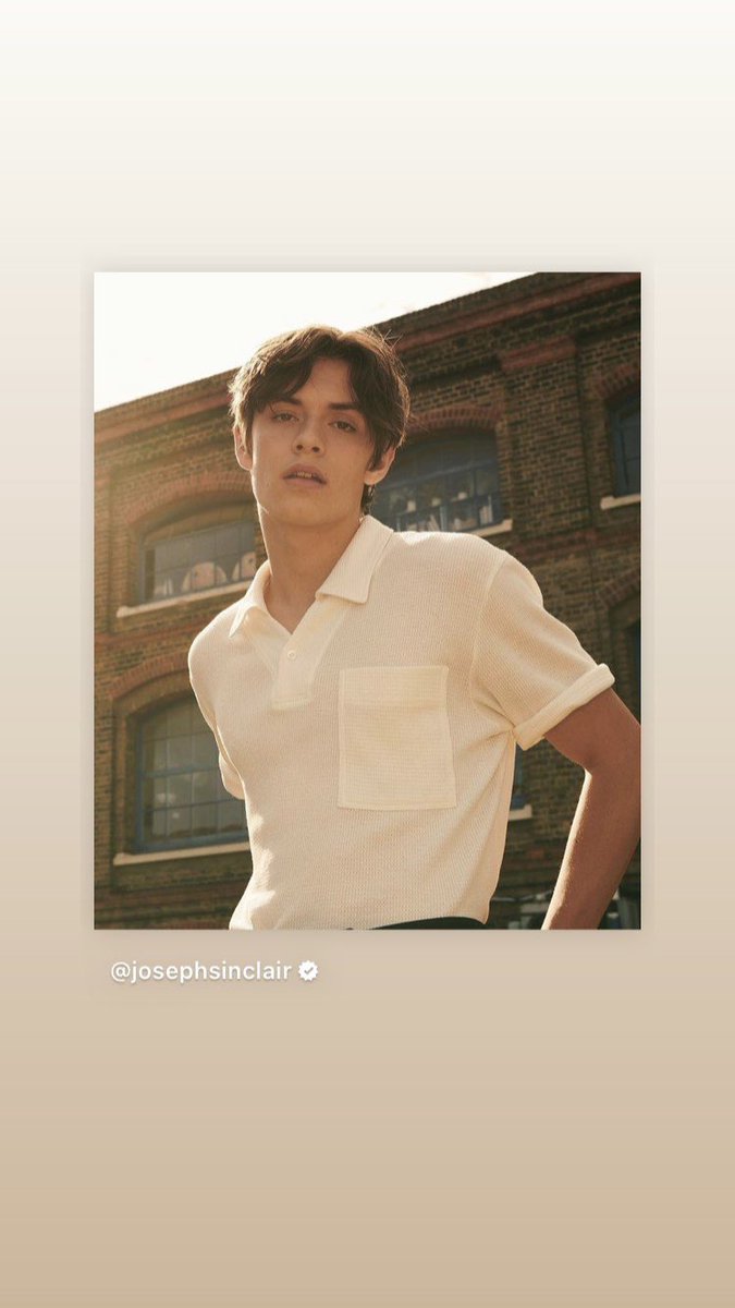 📲 Louis Partridge via his IG Story