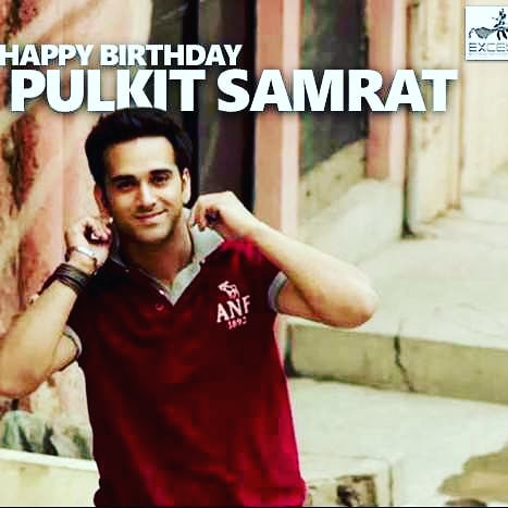   Happy birthday to you Most handsome & My favourite Actor  Pulkit samrat Sir      