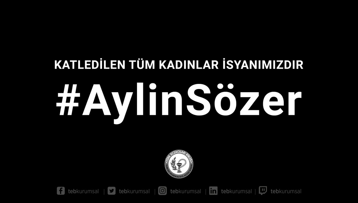 Katledilen tüm kadınlar isyanımızdır! 

Şiddeti meşru kılan söylemlere geçit verilmemeli, “iyi hal indirimi” uygulamalarına son verilmelidir. İstanbul Sözleşmesi ve 6284 Sayılı Koruma Kanunu bir an önce uygulamaya konulmalıdır. #AylinSözer