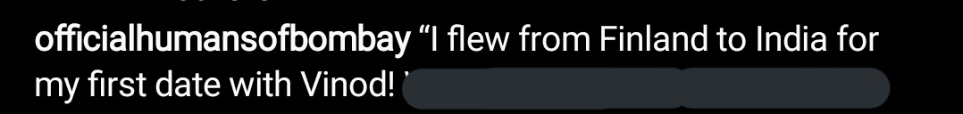 Humans of Bombay captions that look like shitposts