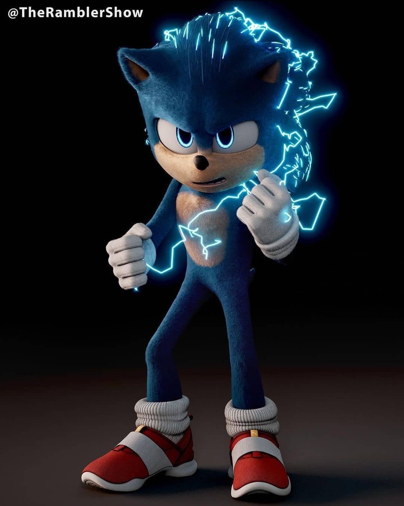 Reposted from ➡️ @theramblershow “This is my power” Render 22 from my Movie Sonic. What do you think?

Sculpted in #zbrush, retopo and rigged in #blender. Textured in #substancepainter. #cyclesrender 

#zbrushsculpt #zbrushcentral #blender3d #blendercomm… instagr.am/p/CJYoCh7ptXc/