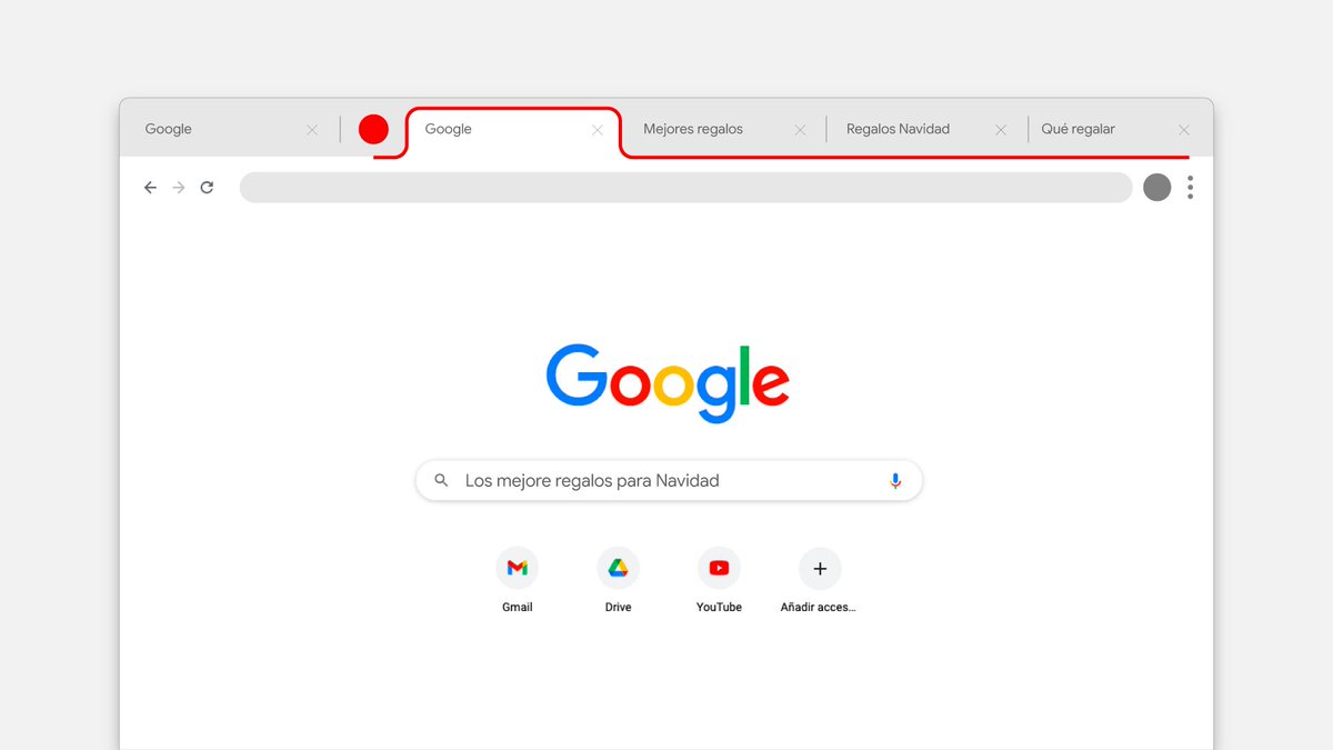 GoogleES's tweet photo. Una cosita para todos los que tenéis abiertas todas las pestañas que podéis en una misma ventana: ahora desde @GoogleChrome puedes organizarlas por grupos 🫂 https://t.co/66yLf4ltSE https://t.co/RkjIT1S7FM