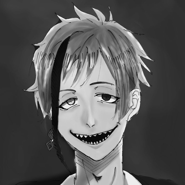 絵をモノクロにするとかっこいい