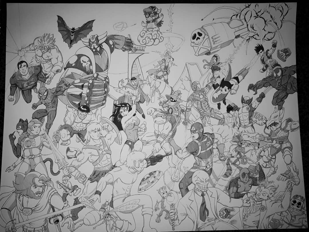 BlueBlueFR's tweet photo. J'ai fait ça. C'était cool de dessiner des comics, j'ai envie d'en faire plein d'autres et pourquoi pas d'en inventer ! Si vous avez des idées... (RT fortement apprécié 🙄) https://t.co/KbyeaMXK6h