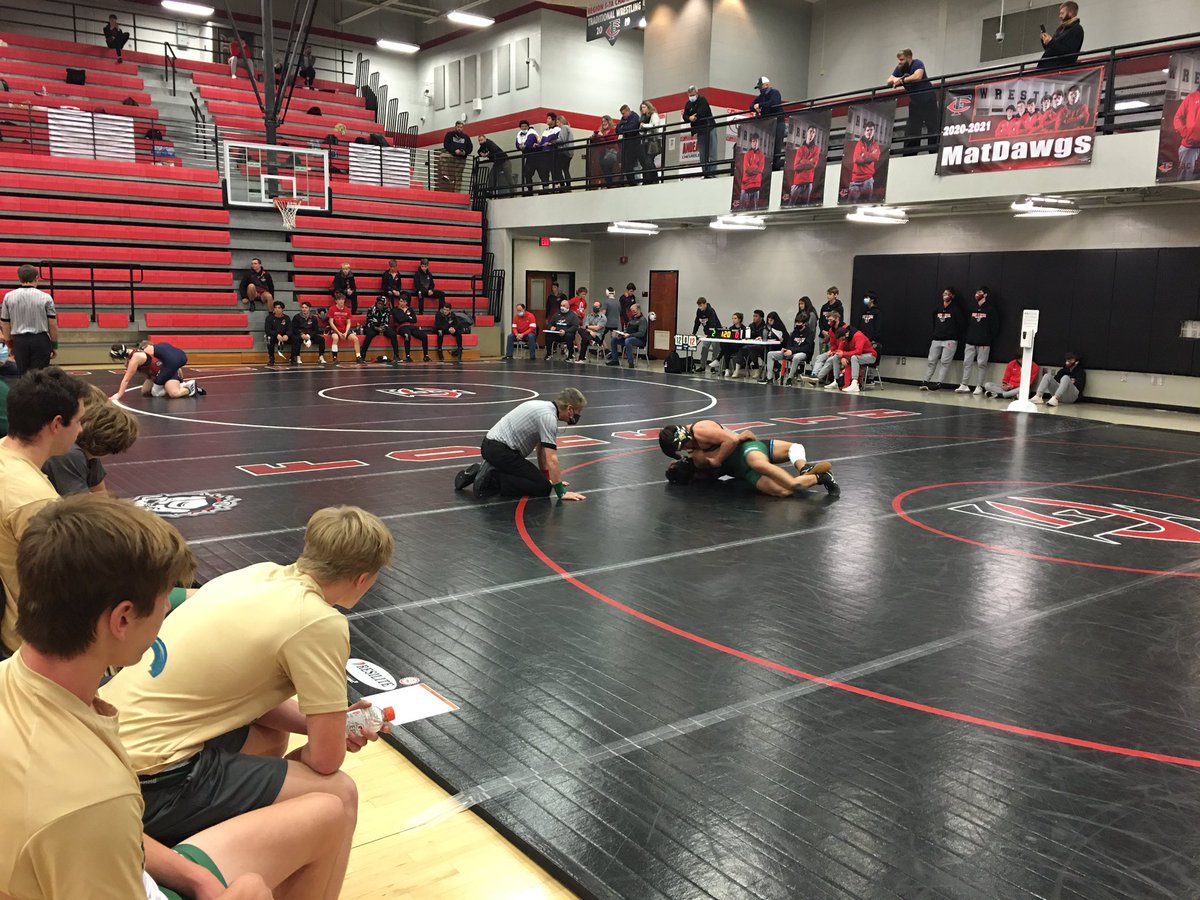 BT__Wrestling's tweet photo. Titans competing against multiple teams at Forsyth Central this morning. Here’s some shots from the first match against Johnson (Gainesville). The Titans won 42-36. https://t.co/7MDGcBhAmo