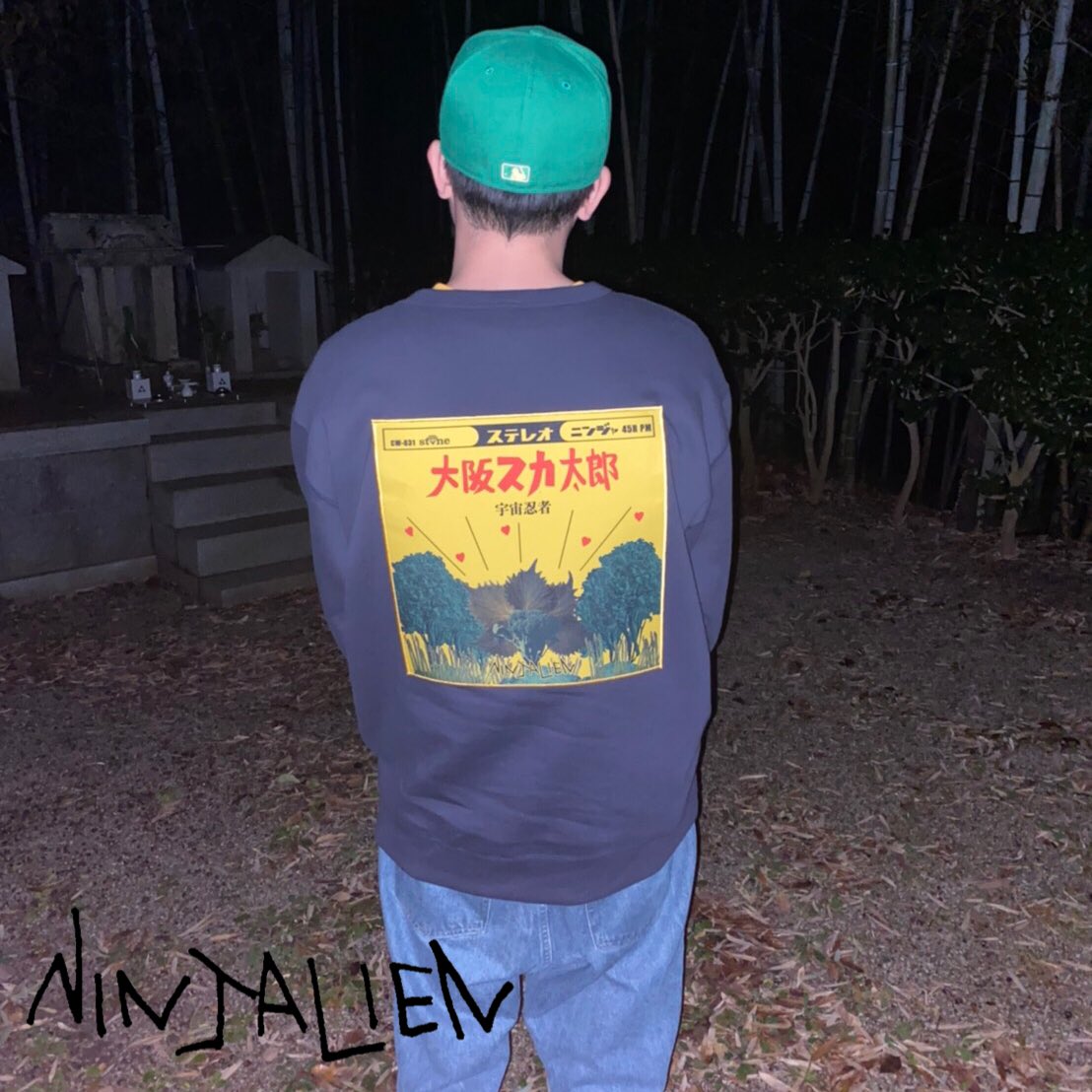 ninjalienosk's tweet photo. 👽新作👽

大阪スカ太郎トレーナー

ラガマフィンは要チェックや！

color: 紺/グレー
size: L/XL
price: ¥6,500-

質問等DMリプライ待ってやす！

#ninjalienosk #osaka #japan #apparel #clothing #original #ska #rocksteady #reggae #ragga #raggamuffin #大阪 #日本 #スカ #レゲエ #アパレル https://t.co/LdvSwcG4Bl
