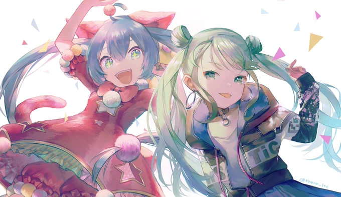 圧倒的ミクさん率 ～鏡音を添えて～
#2020年自分が選ぶ今年の4枚 