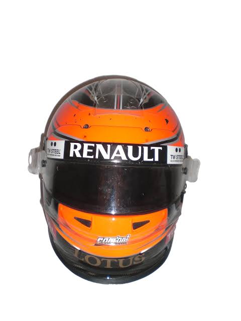 2012Capacete que ele usou durante toda a temporada, exceto no GP de Mônaco.