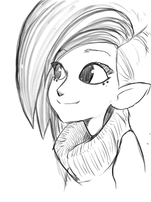 iPadにfleetないんで結局普通にらくがきををと浮かすしかない
らくがきは本編見ながら描いたやつ 