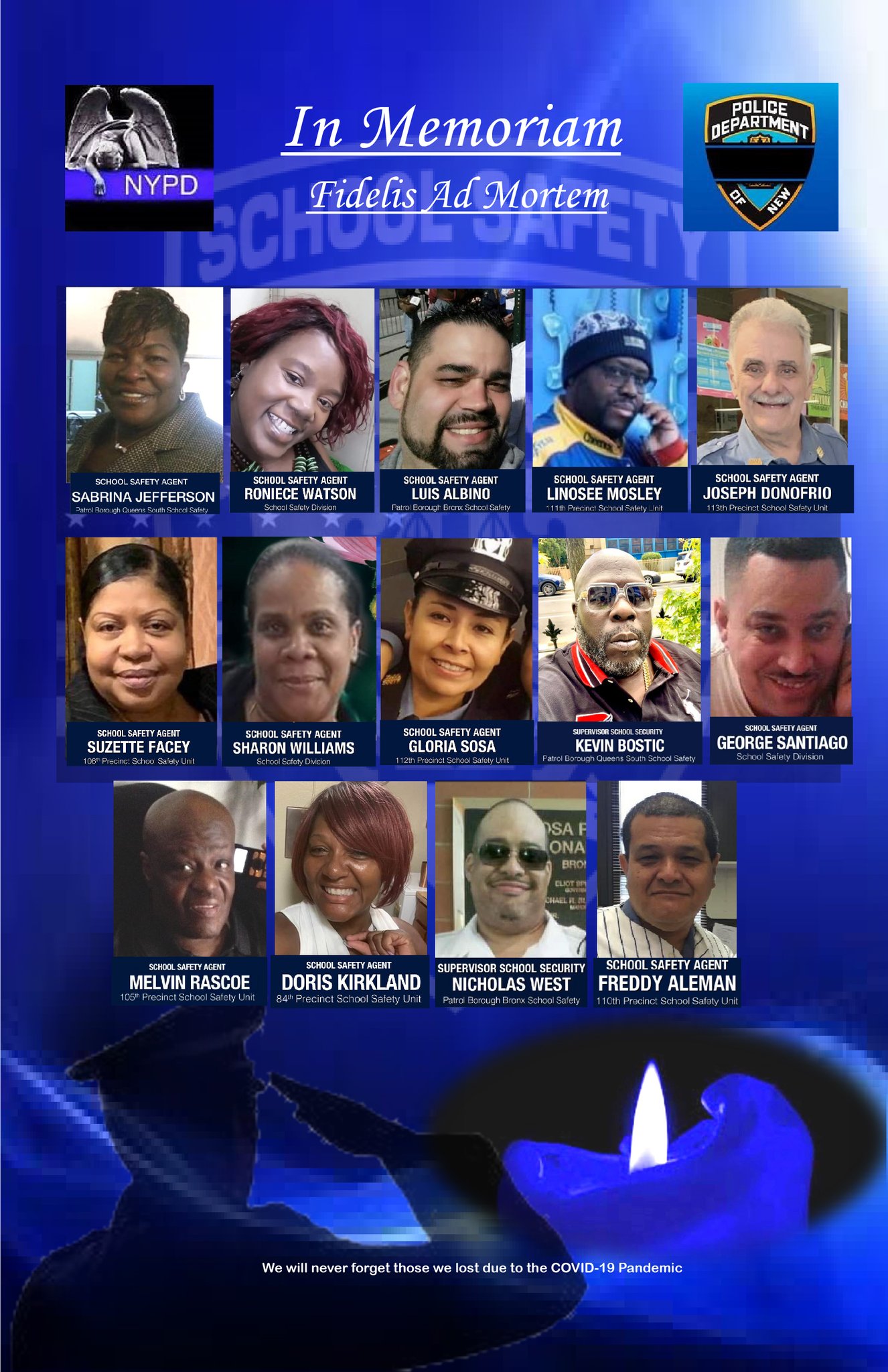 NYPD School Safety on Twitter "Remembering the School Safety Agents we