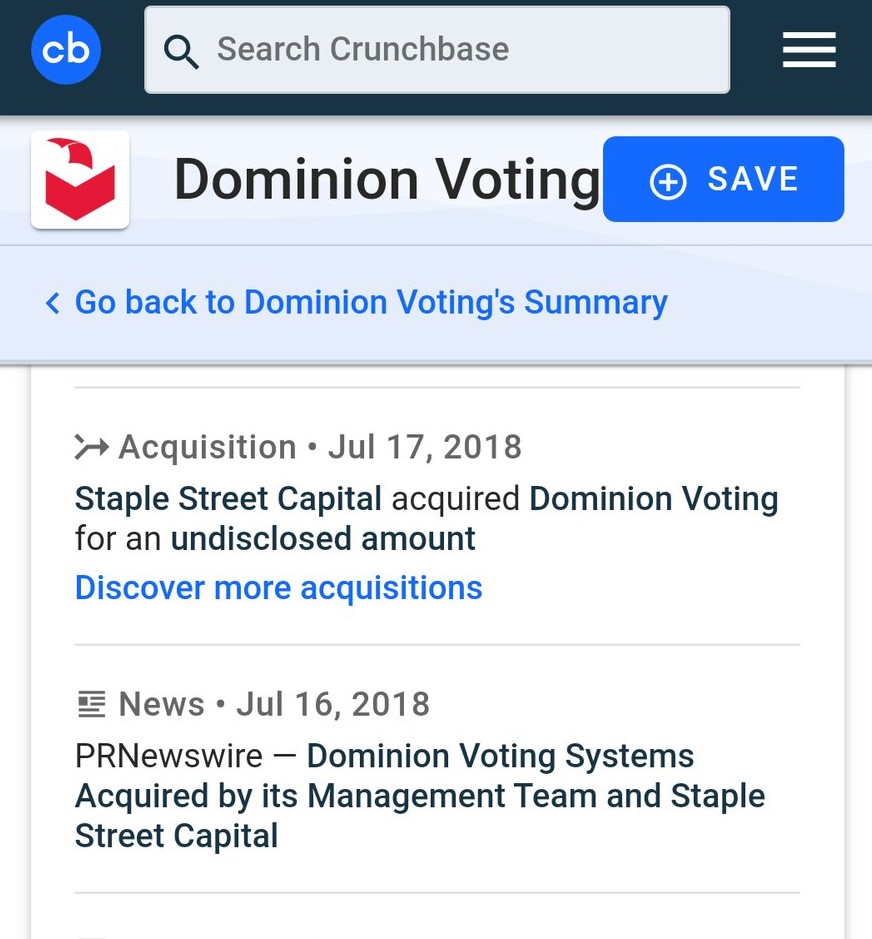 ~3~Dominion was bought by Staple Street Capital in 2018.