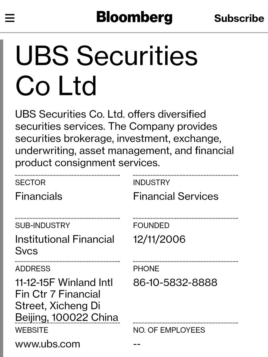 ~4~Staple Street Capital was then acquired by UBS Securities this year right before the election for $400M. There are 2 UBS’s but they are birds of a feather. Check the SEC filings here:  https://www.sec.gov/Archives/edgar/data/1827586/000182758620000001/xslFormDX01/primary_doc.xml