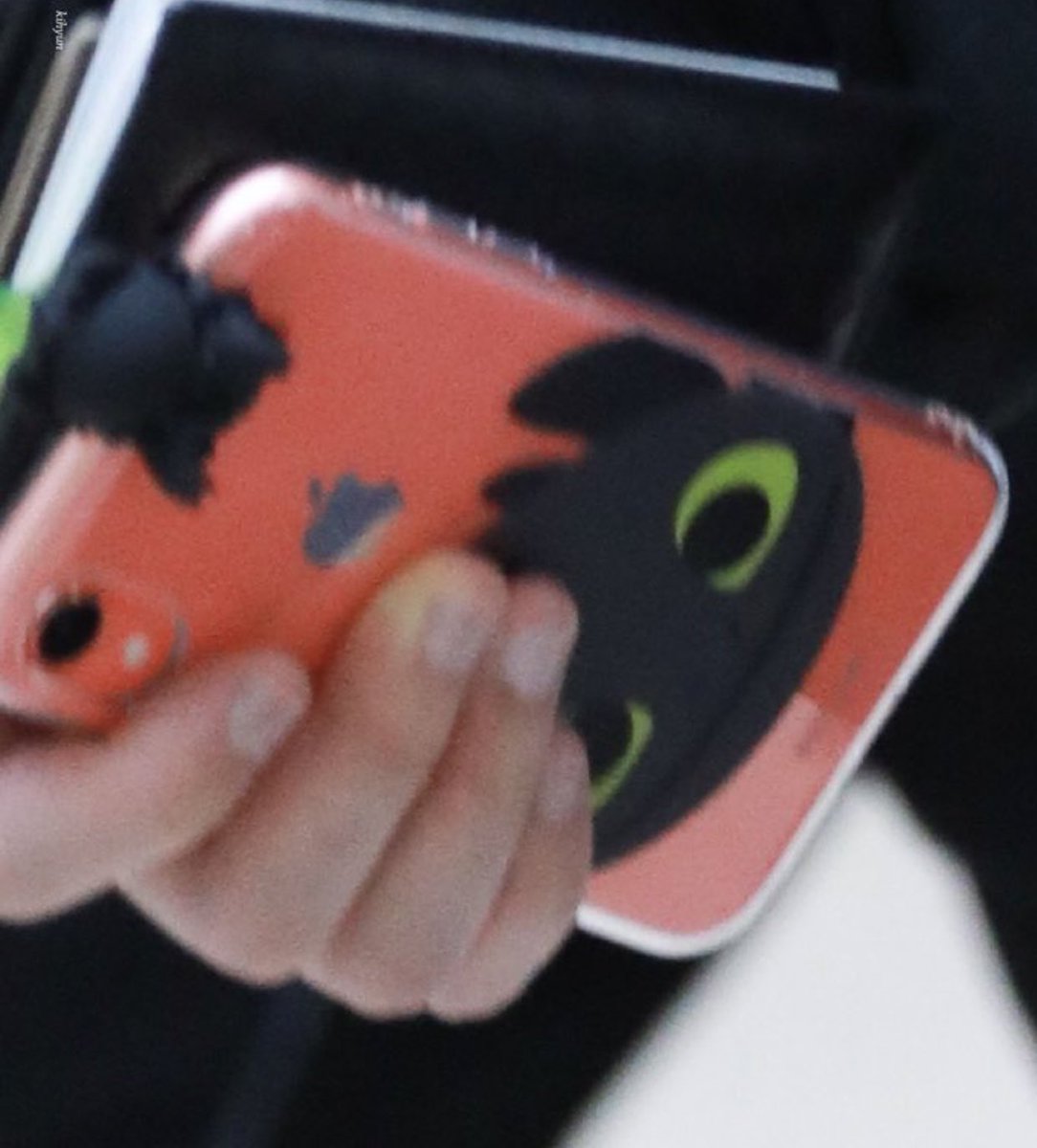 also he had this phonecase once