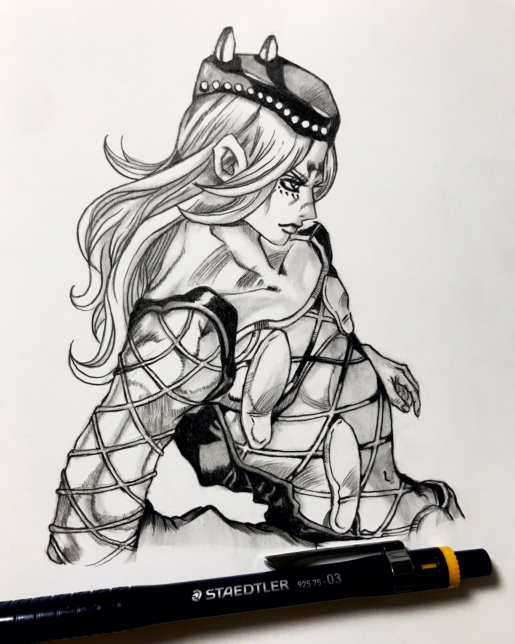 Swanky Haru 模写修行 アナスイを描きました あんな風に愛せたら最高です ジョジョの奇妙な冒険 ストーンオーシャン アナスイ ナルシソアナスイ 祝福しろ Jojo 荒木飛呂彦 シャーペン Staedtler Pencildrawing Pencilart Art Drawing