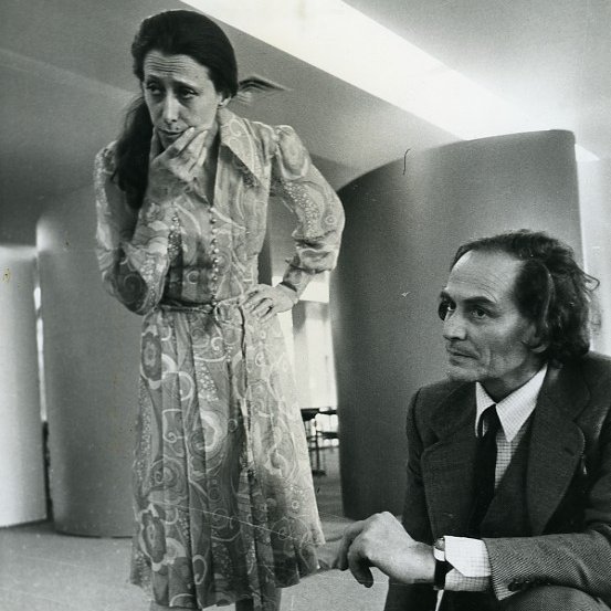 Pierre Cardin &amp; Russian Dancer Maya Plisetskaya in 1971
