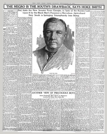 Both used their political & social influence (as well as their papers) to incite white voters to grief, fear & hysteria about losing their current social order by allowing black people to freely vote. They literally campaigned to disenfranchise black voters & encourage violence.