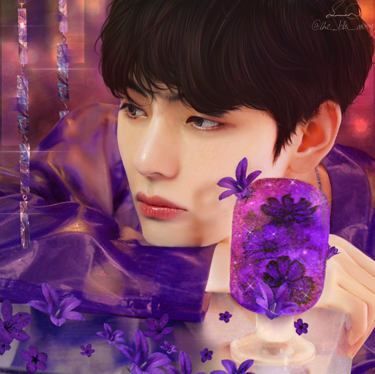the__bts__army's tweet photo. Happy birthday Taehyung💜
#HappyTaehyungDay
#HappyBirthdayTaehyung 
#WinterPrinceTaehyung 
#Taehyungbirthday https://t.co/71Wjdi6JYW