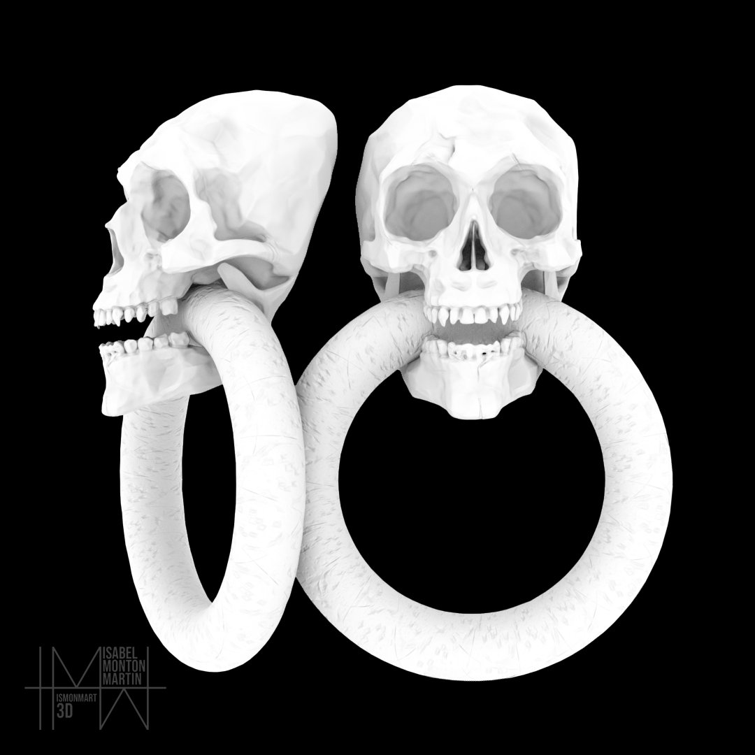 #3D #3Dart #3Dartist #digitalart #madewithsubstance #skull