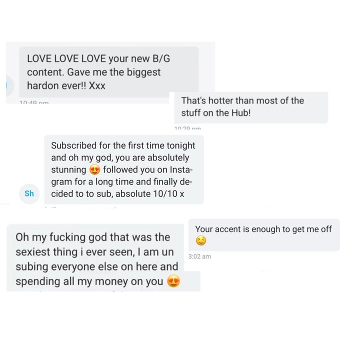 Here&rsquo;s some reviews from my onlyfans subscribers😈 join the fun for yourself link in bio 😜 https://t.