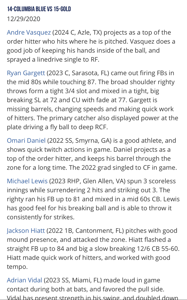 PGShowcases's tweet photo. 14-Columbia Blue vs 15-Gold game highlights from the Underclass Main Event have been posted: https://t.co/TbaMO6FmLH #PGShowcase https://t.co/kC9RXE7cSH