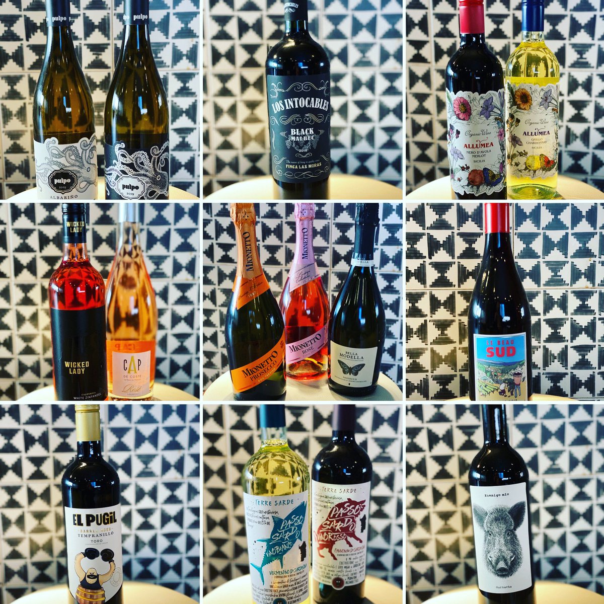 ObloBar's tweet photo. Lots of lovely wine & fizz available for delivery in time for New Year - and remember, Buy 3 Bottles to save 5%, 6 Bottles to receive 10% off and 12 Bottles to save 20%! Just message us to place your order #offsales #wine #prosecco #hogmanay #cheers #getthedrinksin #giftideas https://t.co/QedzJWOHzD