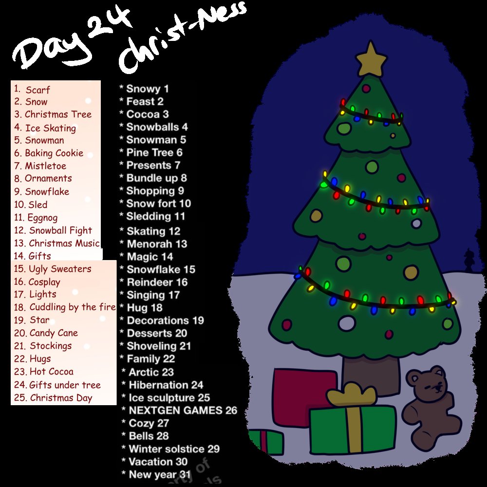 _Darkness65_'s tweet photo. Forgot to post the days lately, Woops, have a catch up of things Ness has been up to :)
#art #digitalart #darknessart #sketchmas #christness #OC https://t.co/ZdBQMmiTe9