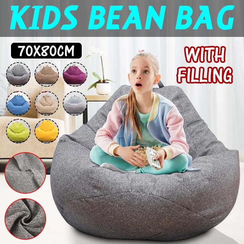 Check out Bean Bag 70x80cm Children Kids Couch Lazy Chair Single Sofa Lounger With Filling #Modern ebay.us/xBIM3Q via <a href="/eBay/">eBay</a>