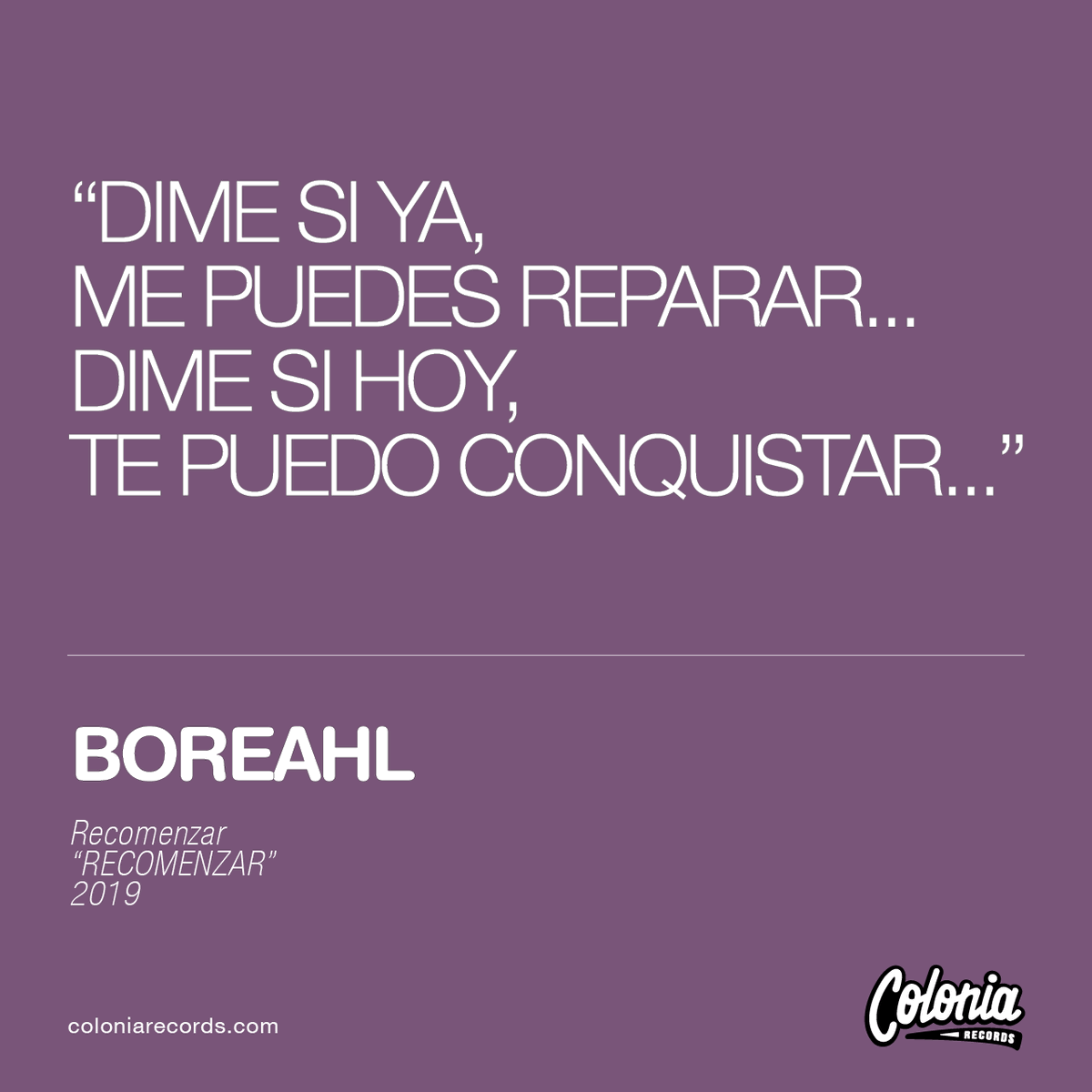 1 de enero, desde hoy podemos recomenzar de nuevo... <a href="/boreahlmusica/">Boreahl</a>

#SomosColonia #SomosMúsica #MúsicaColombianaParaElMundo #FelizAño2021 #FelizAñoNuevo