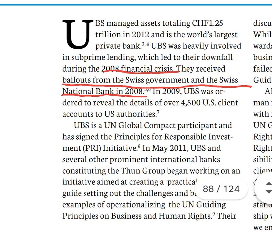 ...They also cover Monsanto (bill gates), chevron, and even Lockheed Martin. UBS capitalized on the market crash of 2008.All 7 publications here-  https://www.facing-finance.org/en/publications/dirty-profits/
