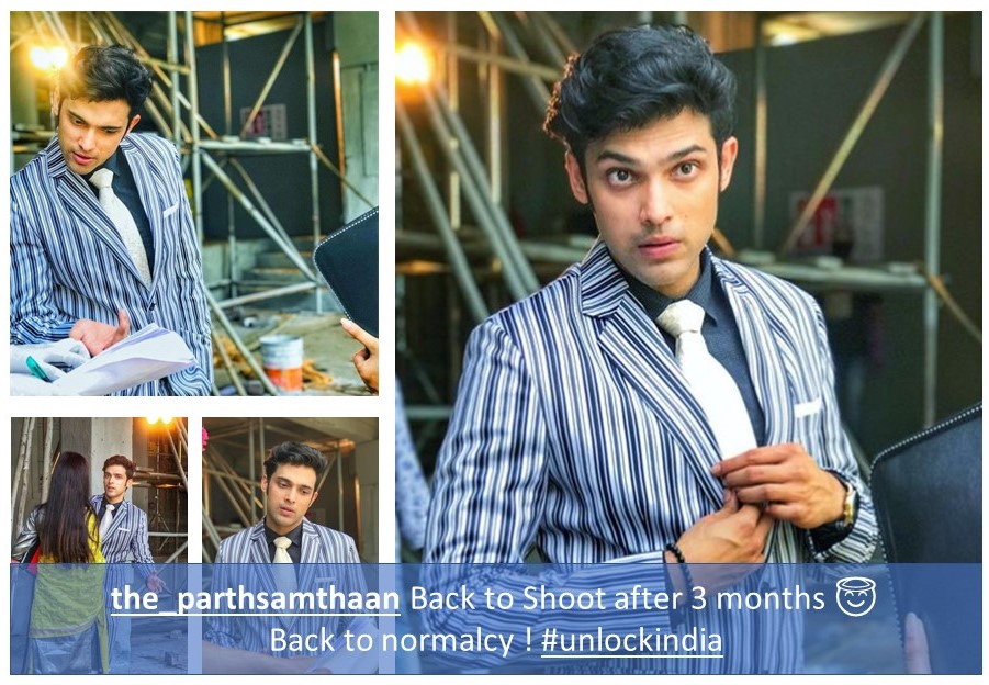 It appeared though, that the one thing that upset  #ParthSamthaan the most during lockdown was the inability to work! Wait was over! With Unlock, KZK shoot resumed & our Hero was rejoicing, as were the appetent viewers who had grown tired of missing  #AnuragBasu 3+months! 10/n