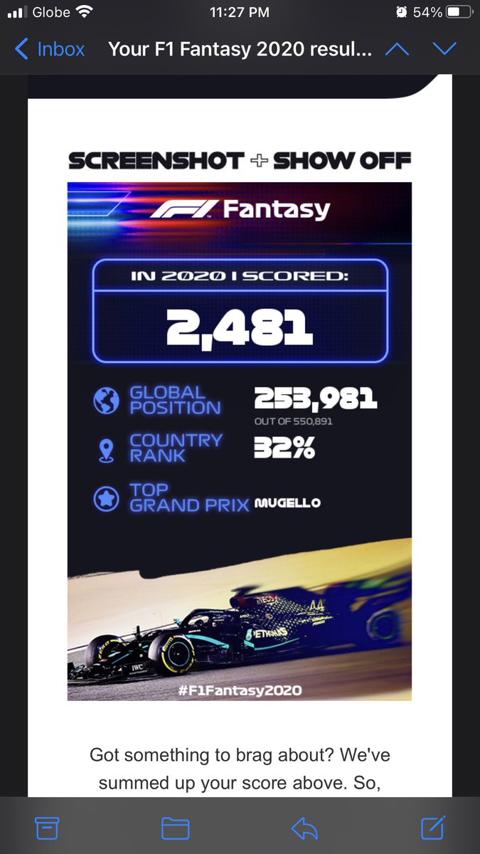 MSDK87569181's tweet photo. #F1Fantasy2020 https://t.co/HOtt0Nj5tm