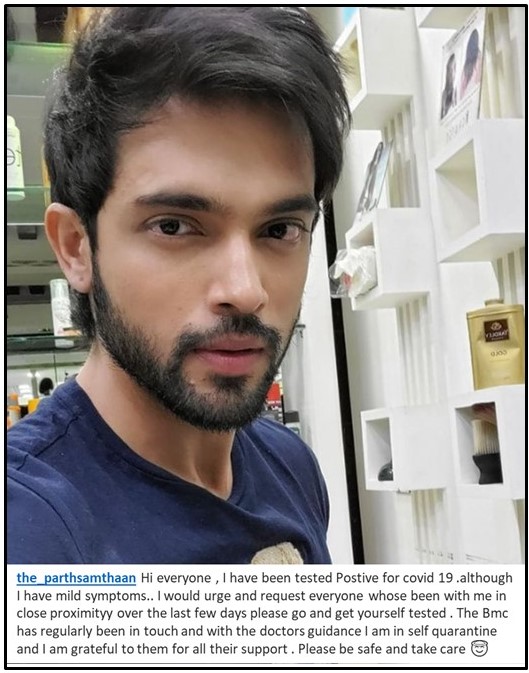 He dived right in--shooting relentlessly indoor & outdoor-w/NO BDs, solo scns or other demands for accommodations. Never occurred to any that 3+months of ardent wait to see  #ParthSamthaan back on screen would be met w/devastating news! The monster virus got to our beloved! 11/n