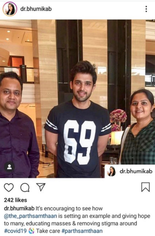 Humans fight; HEROES do while infusing positivity, uplifting & motivating others! He fought & emerged--yet again!Such is a spirit emboldened in the fight & a heart full of gratitude for fervent prayers & well wishes-that the world will never see the scars! #ParthSamthaan 12/n