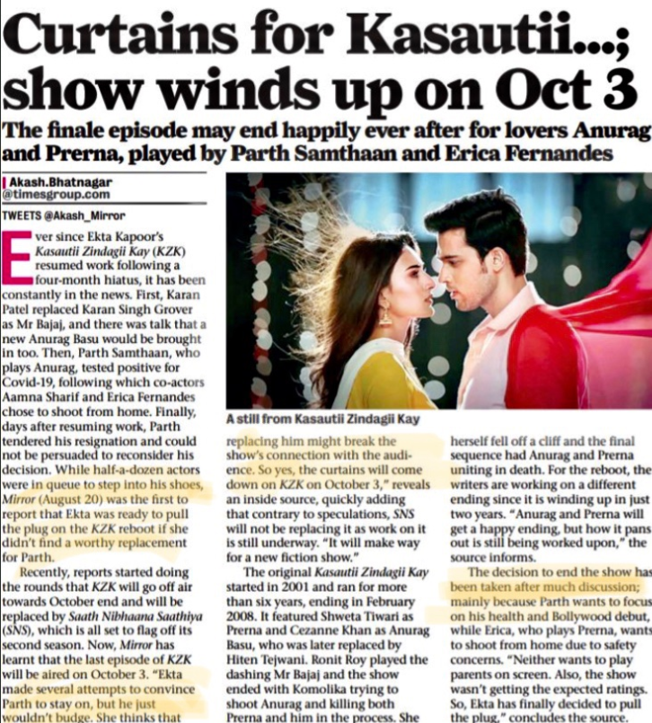 Potential replacement, incomplete closure, tiff b/w PH/channel were some that were fueled & capitalized by "loyal" fans & media.Each one one of those fears was quelled!ITV Czarina ended KZK w/COMPLETE & ABSOLUTE redemption of  #ParthSamthaan's  #AnuragBasu &  #AnuPre reunion! 15/n
