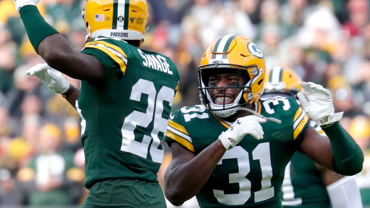 PFF GB Packers on Twitter: "Pictured: Two highest graded Safeties in coverage since Week 11. Darnell Savage 88.5 Adrian Amos 84.7 #GoPackGo… "