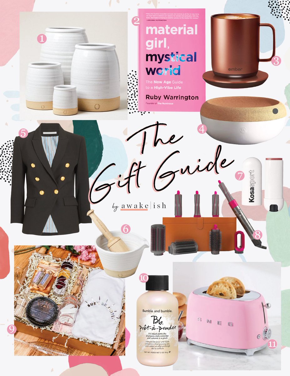 What a year. Thankful to the wonderful response we got from all our readers about our 2020 Gift Guide! We love @KosasCosmetics @veronicabeard @Food52 @Ember_Tech @Dyson @awake_ish @bumbleandbumble #smeg #farmhousepottery