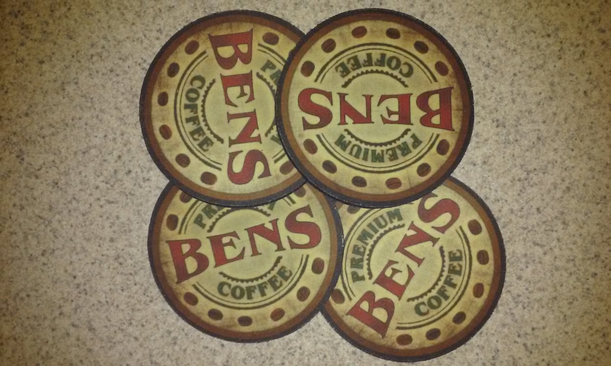 Bens birthday gift to himself.  Nice!
.
#funbutfictionalbrand #zuweenkitchy #bestgiftshere #stayinghomewithyou #unusualgifts #coastersandmore #coasterthis #drinkscoasters #coastersets #coastersonthetable #personalizedcoasters #coastersfordrinks #diningroomdecor #bens