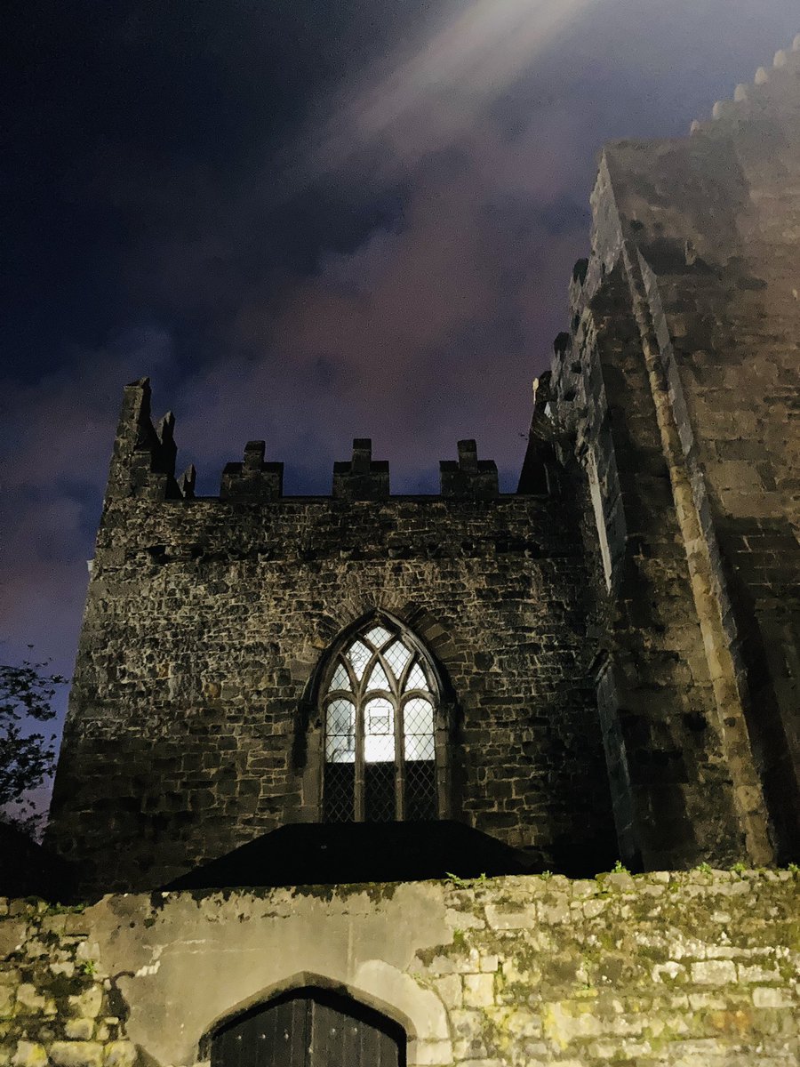 View of of Saint Mary’s Cathedral from Nicholas Street last evening. #Limerick <a href="/stmaryslimerick/">Saint Mary's Cathedral, Limerick</a>