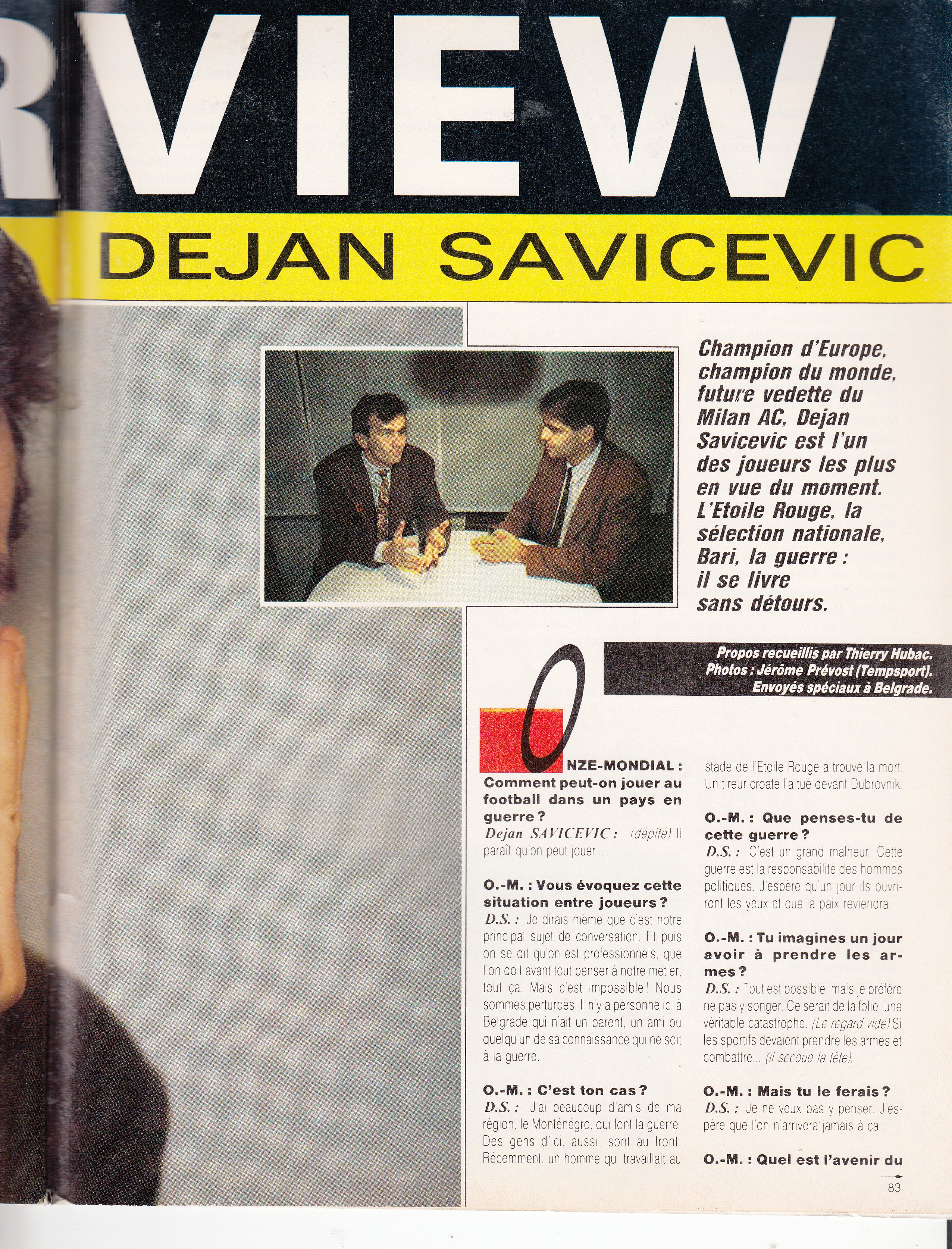 Shahan Petrossian Dejan Savicevic By Thierryhubac Onze Mondial Issue 36 January 1992 Serbianfooty Futbolyugoslavo Yugofootball Contextserbianf Serbianfootball Redstarenglish Sampionbrate T Co G134gvkqvh Twitter