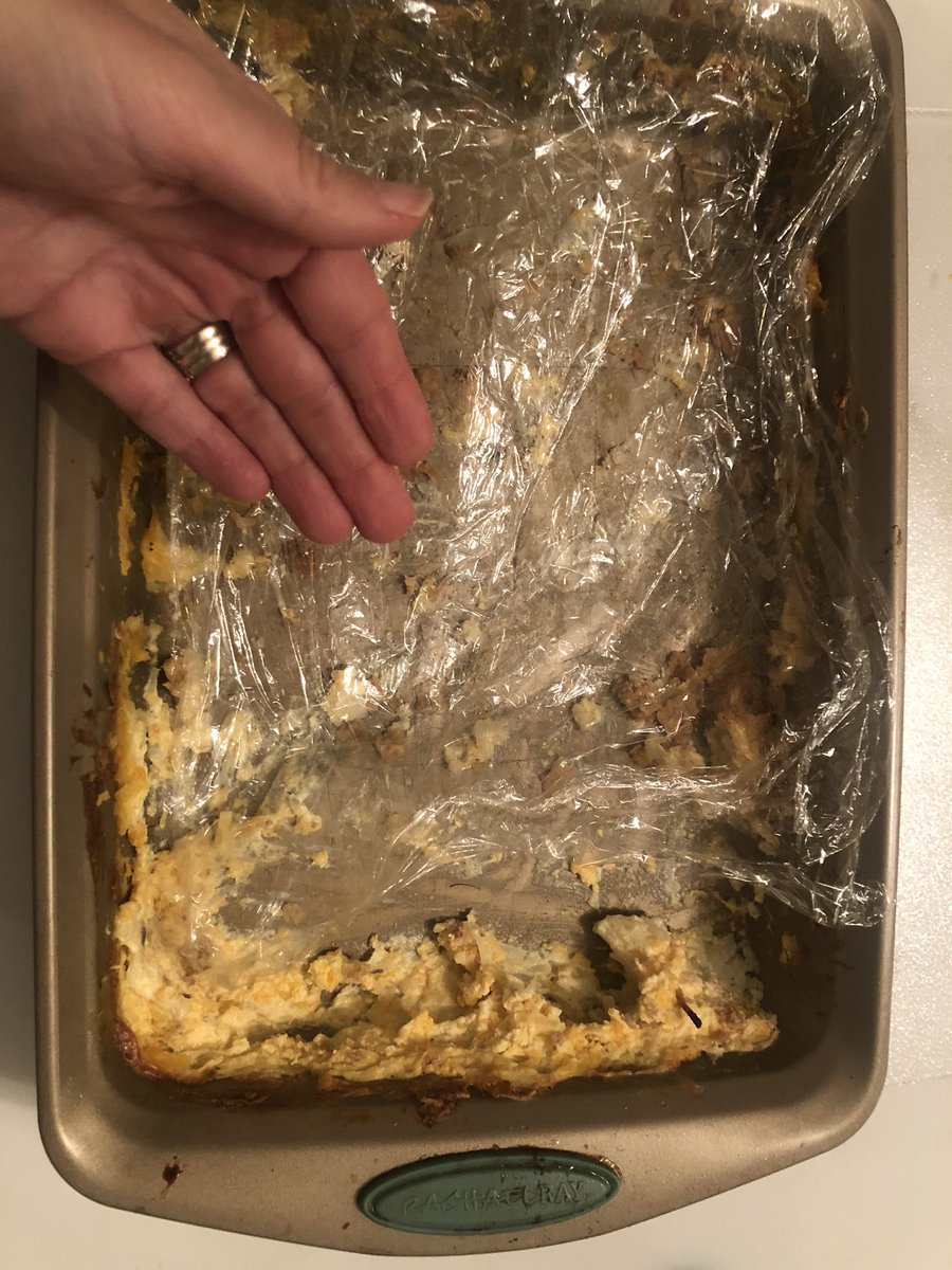 An unspoken but often used strategy at my house- never be the one to finish any messy dish (cheesy potatoes), so you don’t have to wash pan. Leave 1 or 2 bites in casserole and return to fridge for mom to discover.