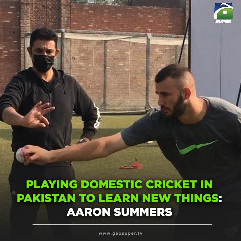 geosupertv's tweet photo. #AaronSummers is set to become the first Australian #cricketer to play domestic cricket in Pakistan. He will represent Southern Punjab.
#GeoSuper
