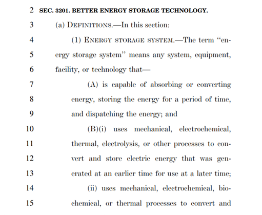 8/ Those two energy storage titles were combined into Section 3201 of the Omnibus spending bill (page 995)