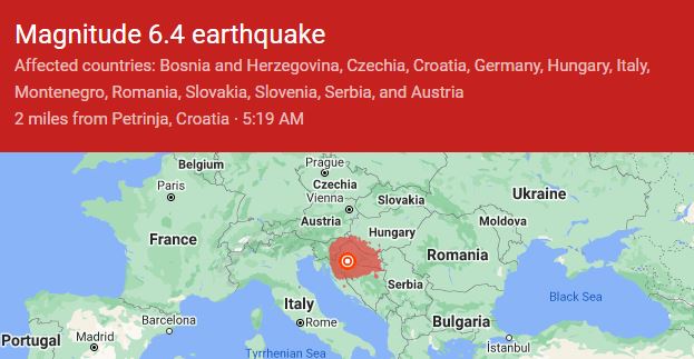 and_markie's tweet photo. My girlfriend just lost her house in Croatia... this is fucking horrible, please, if you know anyone that lives in Croatia check up on them, and if you live in Croatia please stay safe, please. Don't joke about the situation either. That is an extremely shitty thing to do. https://t.co/OzKIpV67Oe