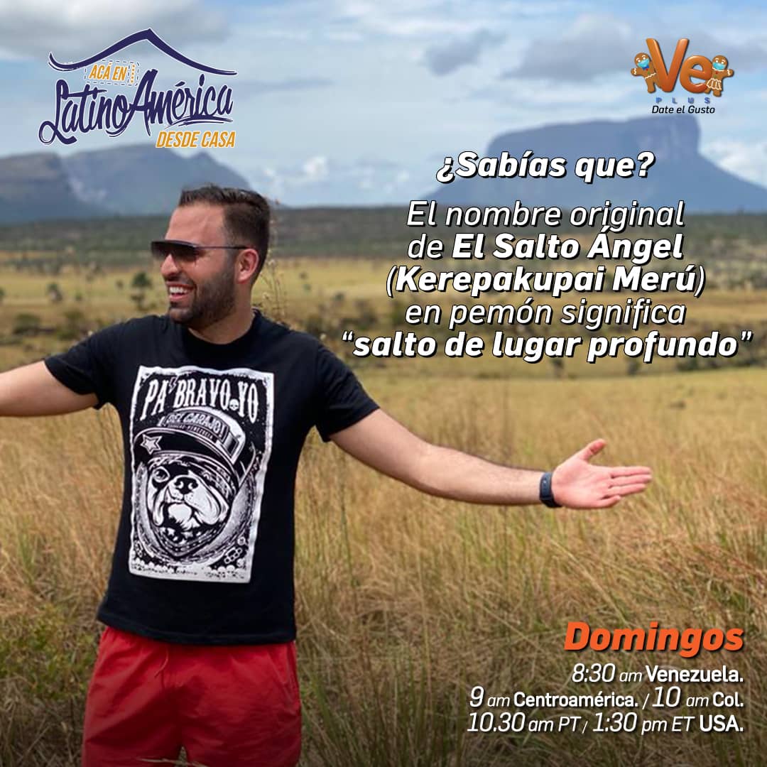 ¿Sabías qué? El nombre original del Salto Ángel (Kerepakupai Merú) en pemón significa "Salto de lugar profundo" ¡Qué tal!

Coméntanos #AcaEnLatino.

Conoce mucho más de latinoamérica con <a href="/acaenlatino/">Acá En Latinoamerica</a> y <a href="/danielpereiratm/">DANIEL PEREIRA</a>
😀🌲 #DateGusto #VePlus 𝐅𝐞𝐥𝐢𝐳 𝐍𝐚𝐯𝐢𝐝𝐚𝐝