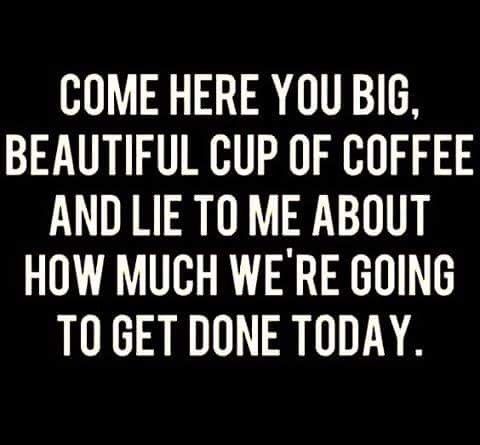 TheIASR's tweet photo. @NicoleRPrause Understanding that caffeine exist has probably been the epiphany of my life. ๐One of my favorite phases about coffee is this one #lietomecoffee #coffeegetsmethrough #maybe https://t.co/G021RbClt8