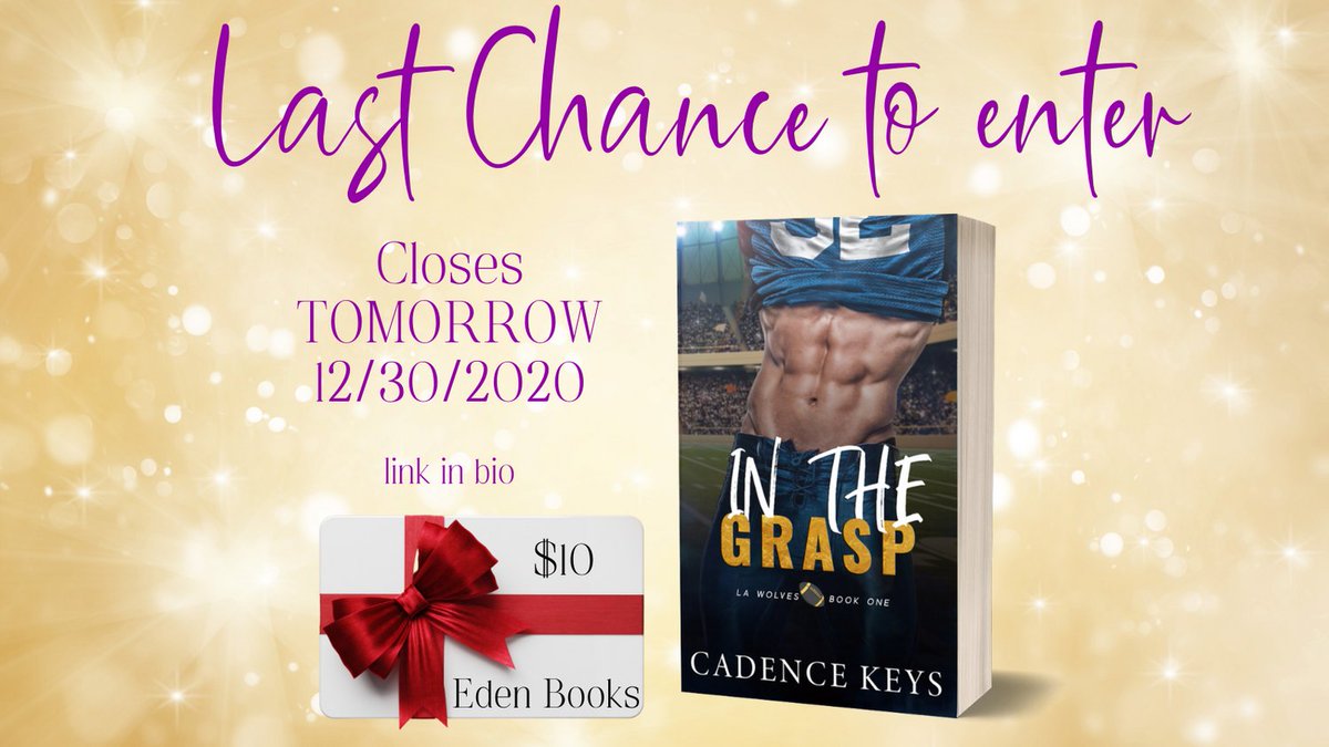 🌟SIGNED PAPERBACK GIVEAWAY &amp; $10 EDEN BOOKS GIFT CARD🌟

Fun Fact: This will be my FIRST signed paperback given to a fan.

#linkinbio #giveaway #bookgiveaway #signedpaperback #giftcardgiveaway #romancenovelgiveaway #inthegraspgiveaway
