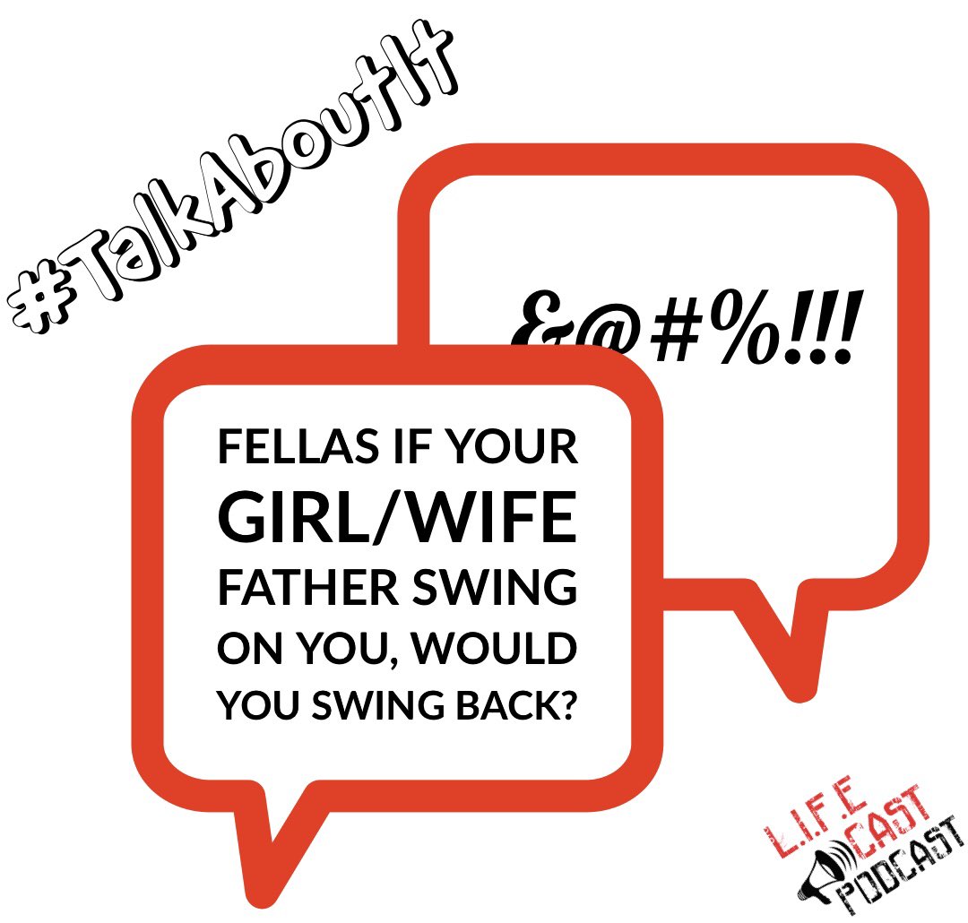 It’s #talkaboutit Tuesday’s and we been thing! 

If your partners parents swings on you during a heated discussion, how are you responding??

Are you swinging back or you taking it on the chin?
 
Let us know how you would respond in the comments! 

#dopeblackpods #podcasts