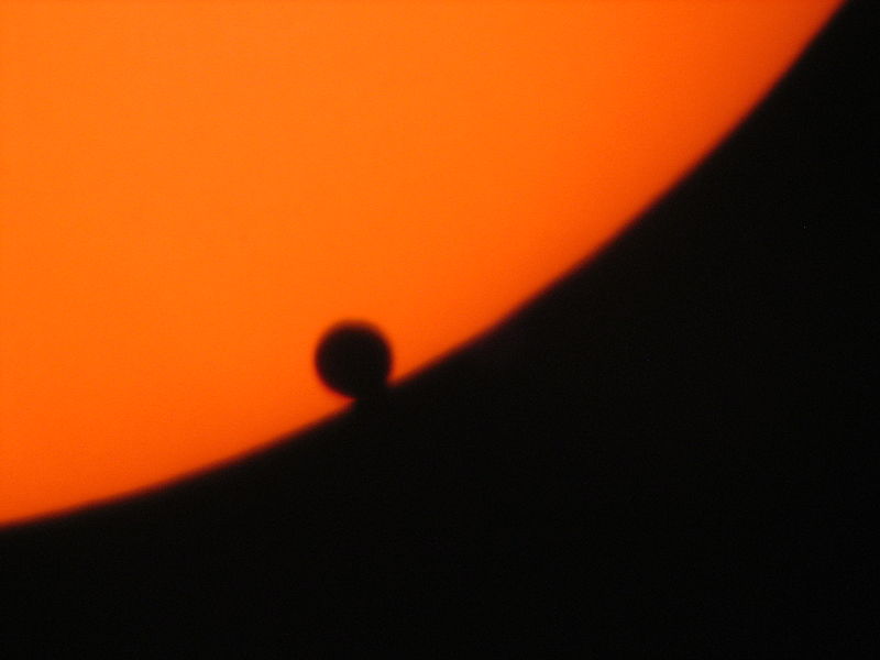 2/2012  #Venustransit began at 22:09 UTC on 5 June, & finished at 04:49 UTC on 6 June.Venus transits are extremely rare & occur in pairs. Consecutive transits per pair are spaced 8 yrs apart, & consecutive pairs occur more than 100 yrs apart.PicKecskemét, Hungary 03:41 UTC