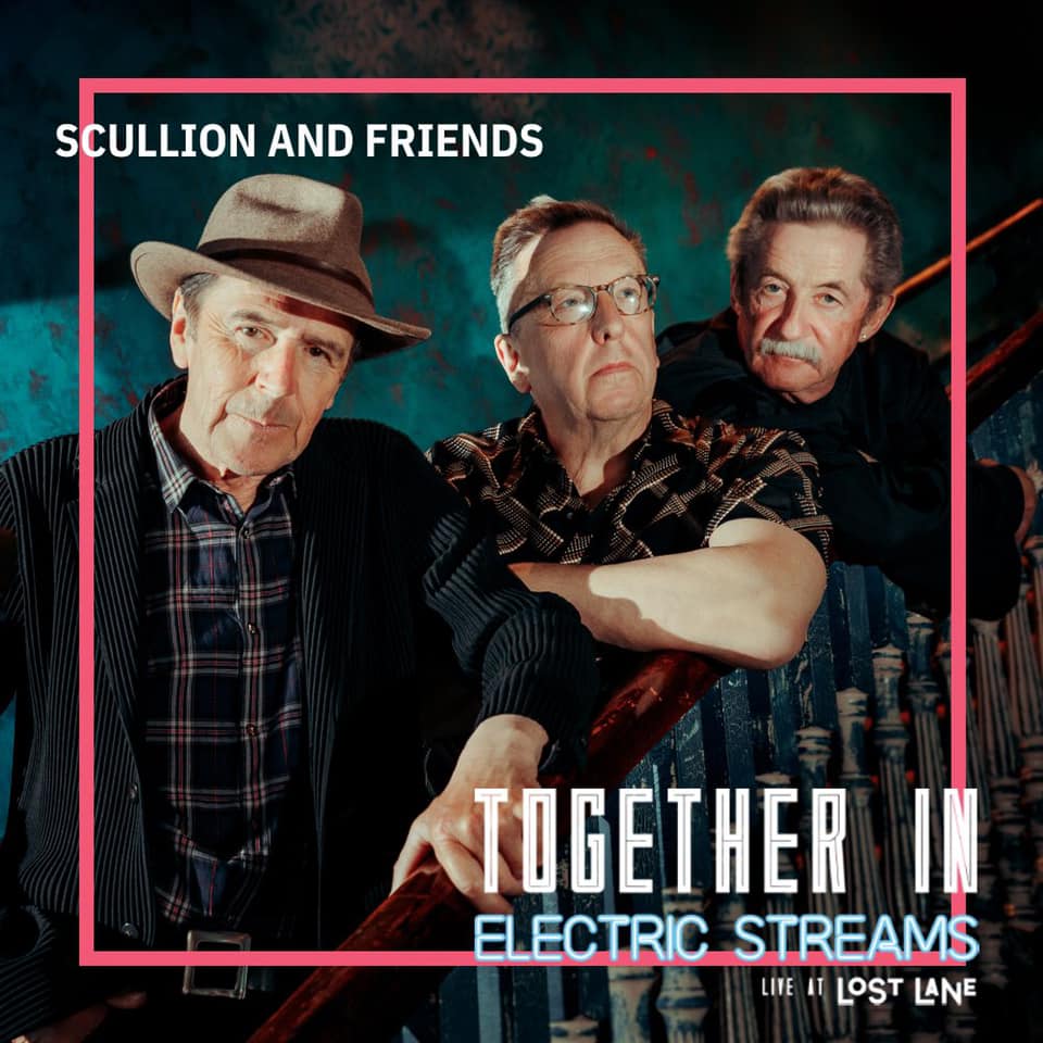 f you were fans of Irish music during the 70's, 80's &amp; 90's this is will be a big treat for you.
Tonight at 8:00 pm live from <a href="/lostlanedublin/">LoSt LaNe</a> as part of the <a href="/TIESDublin_/">Together In Electric Streams</a>  live stream series.
Scullion &amp; Friends.
for more info and tickets togetherinelectricstreams.com/?ref=st_wydeul…